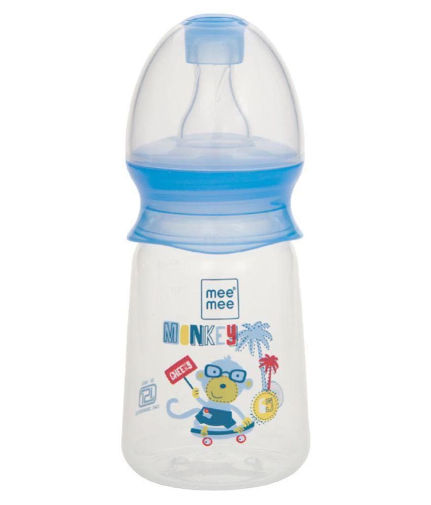     			Mee Mee Baby Feeding Bottle_130ml-Blue