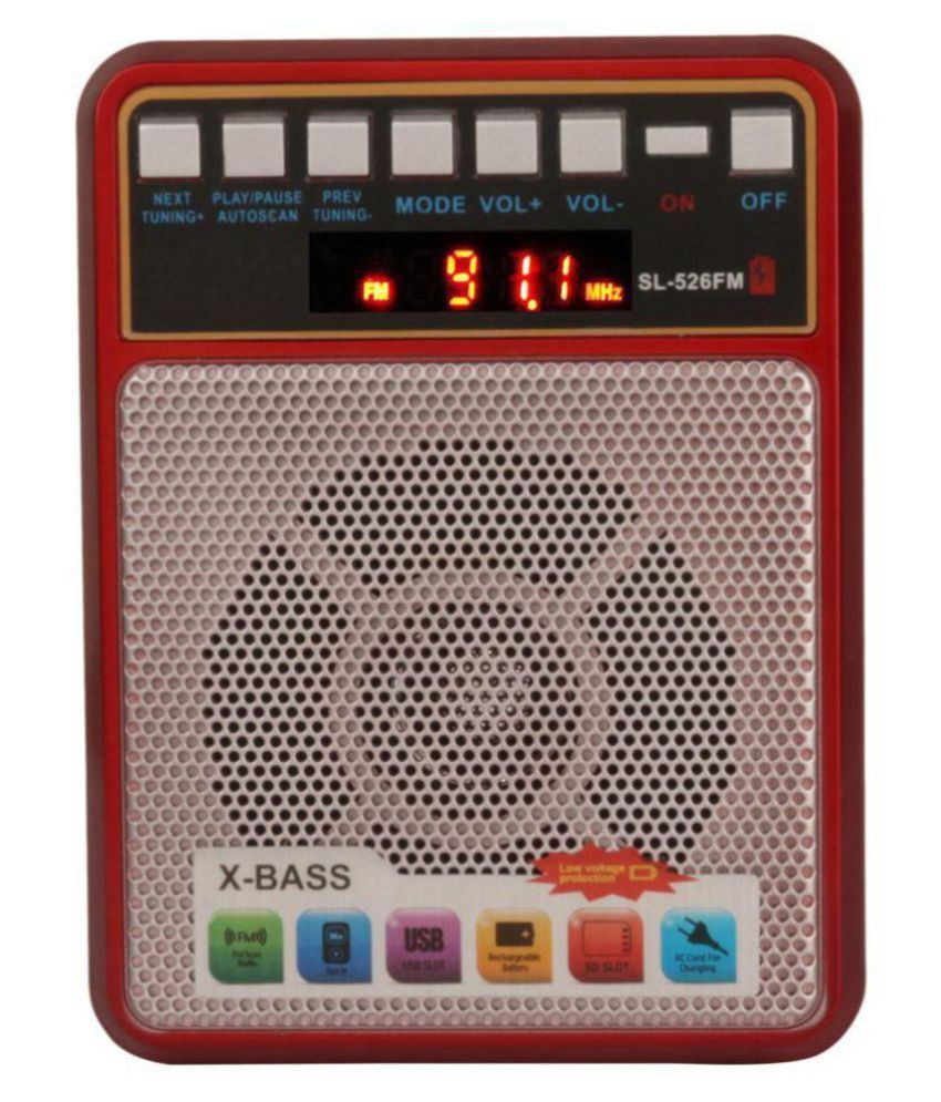 sonilex fm radio with bluetooth