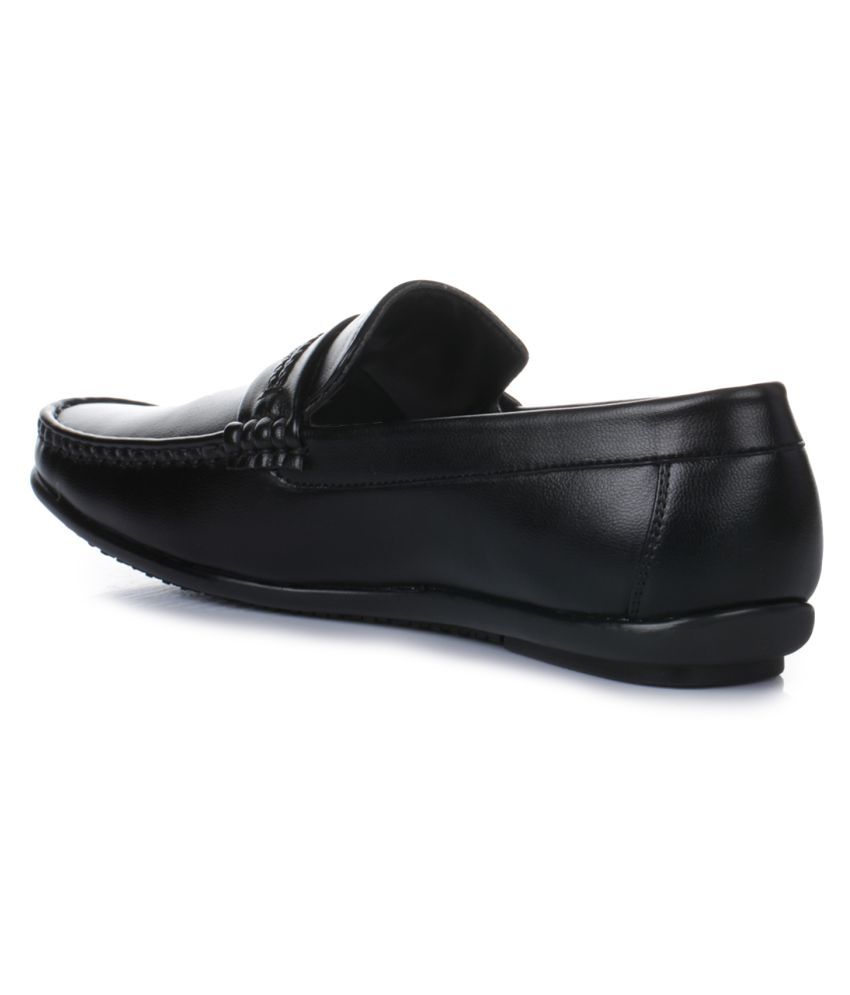 Action Shoes Black Loafers Buy Action Shoes Black