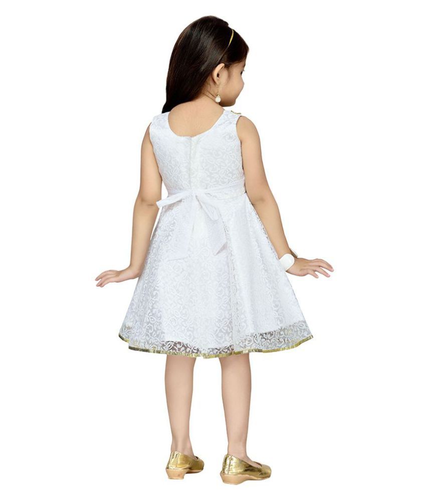 white frock net