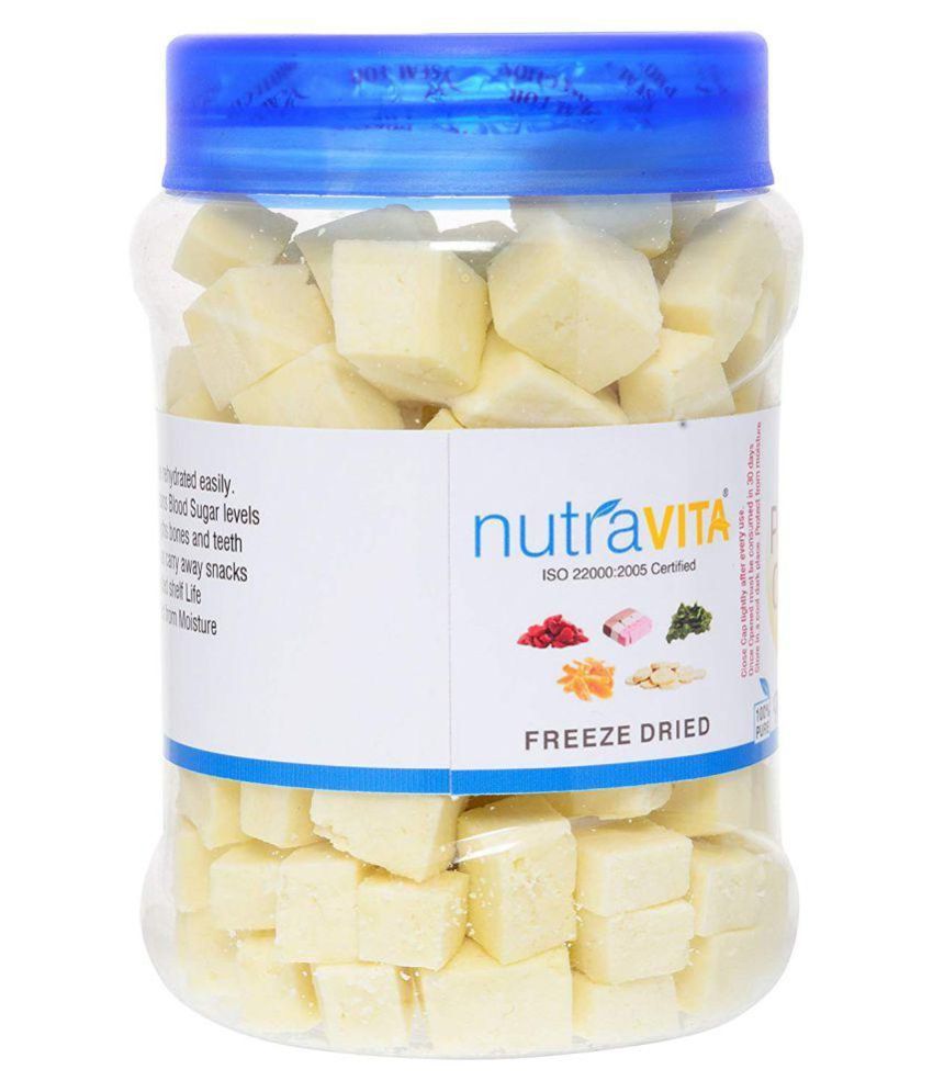 Nutra Vita Freeze Dried Paneer Cubes (No Additives, No Preservatives