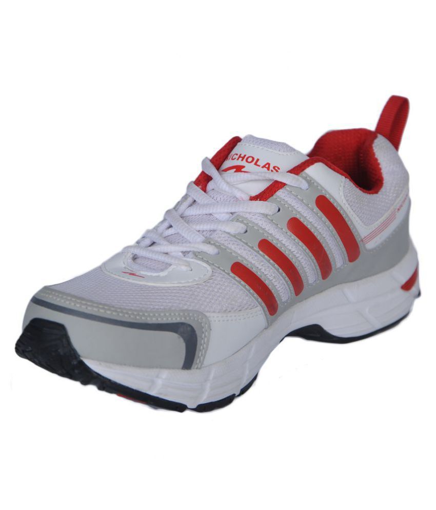 nicce white trainers