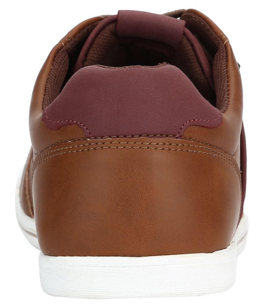 red tape men tan sneakers