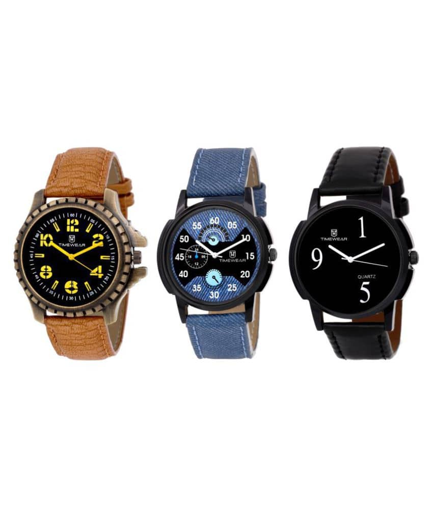 TIMEWEAR Combo of 3 Analog Watches FOR KIDS Price in India Buy