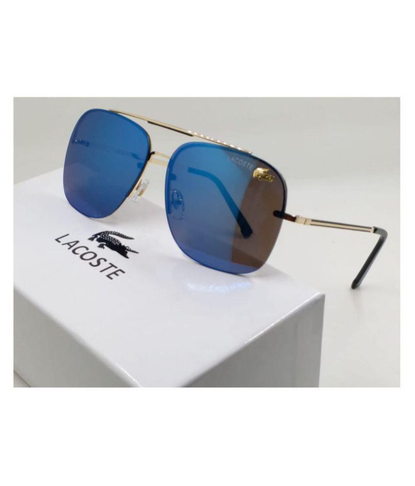 lacoste sunglasses blue square