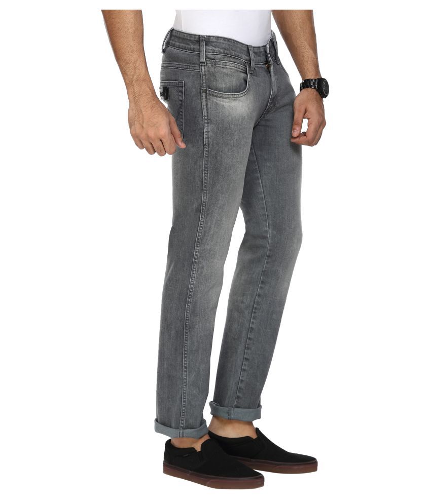 Wrangler Grey Regular Fit Jeans - Buy Wrangler Grey Regular Fit Jeans ...