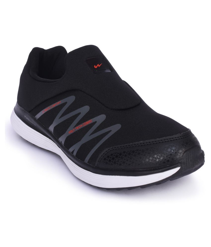     			Campus THUNDER Black Casual Shoes