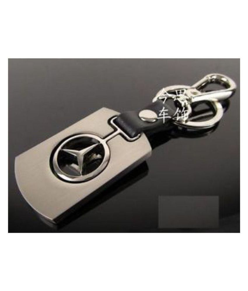 Americ Style Premium Quality Swinging Mercedes Benz Logo Keychain with