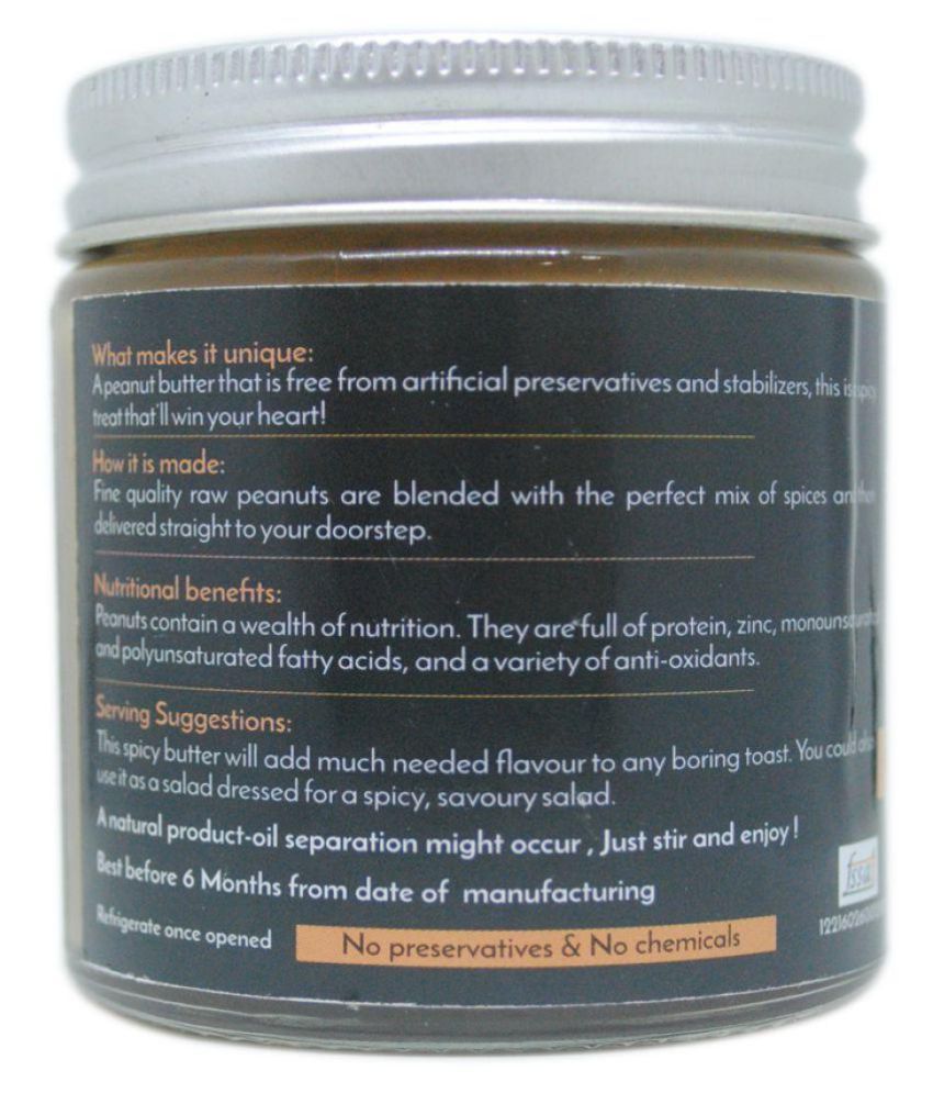 Green Canteen Spicy Peanut Butter Creamy 100 gm Buy Green Canteen