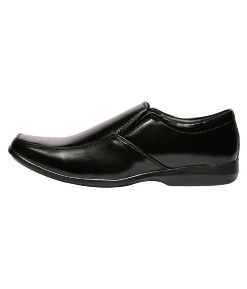 Bata Slip On Genuine Leather Black Formal Shoes Price in India- Buy ...