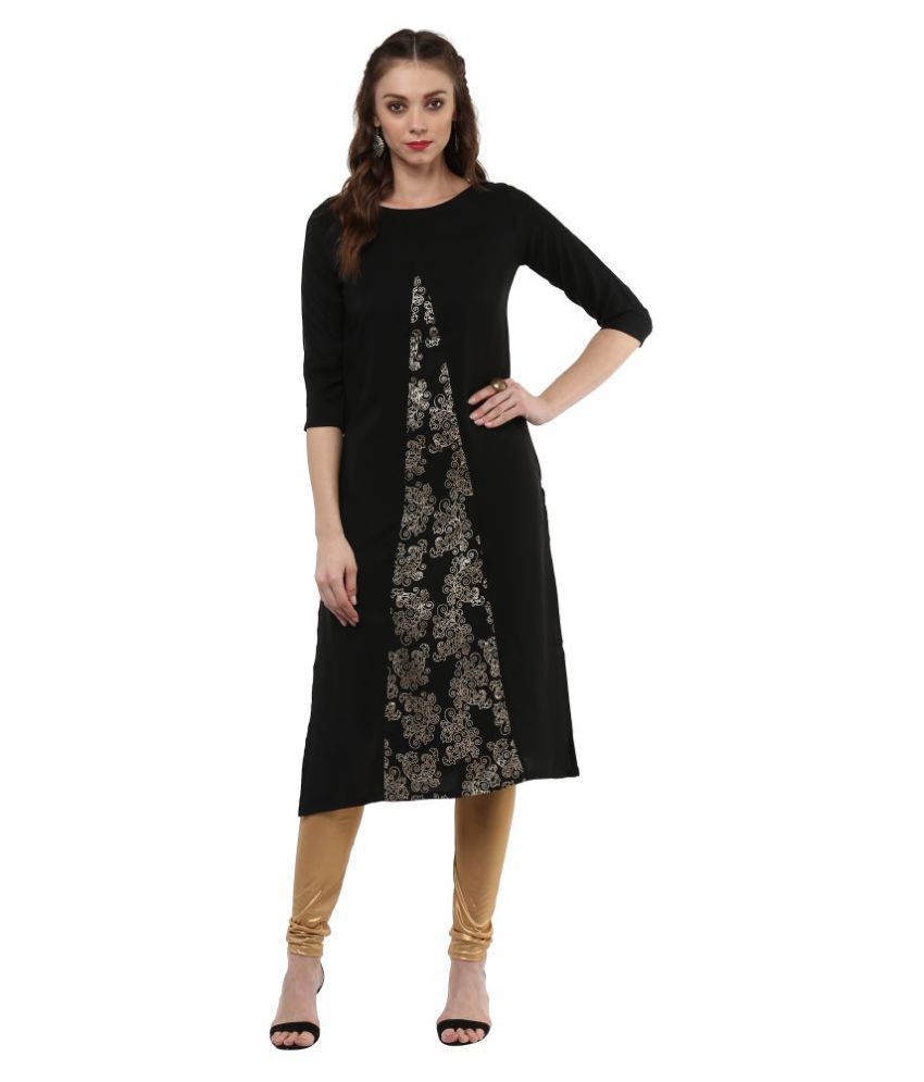 janasya black kurti