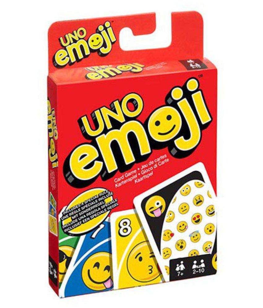 Mattel UNO Card Emoji Pack Of 2 - Buy Mattel UNO Card Emoji Pack Of 2 ...