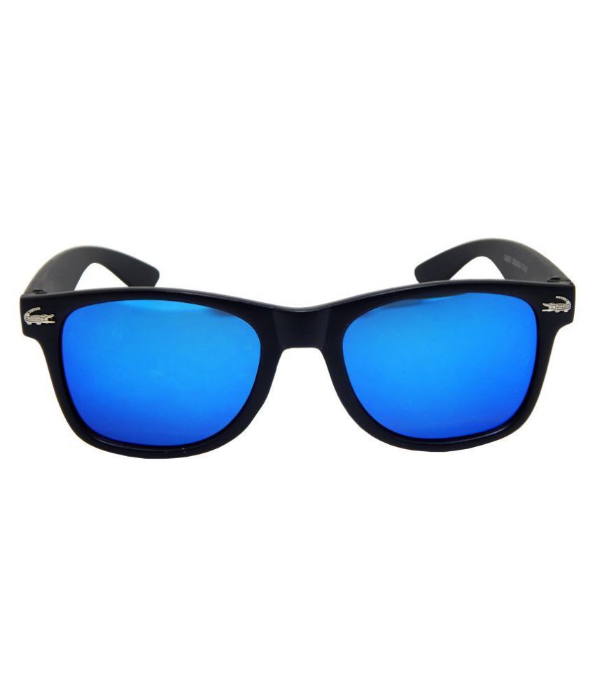 Buy Els Kids Sunglass, Oval Mirrored Lens Shades-C-20837-BL-BU-MR-M at ...