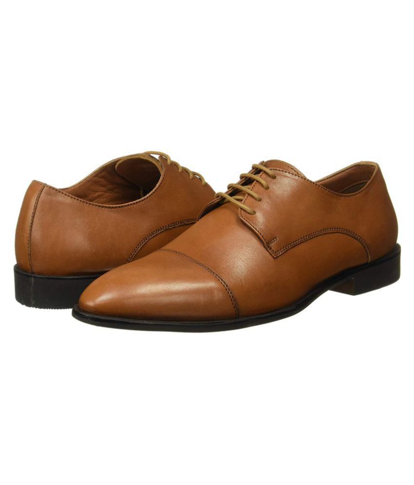 Hush Puppies Oxfords Genuine Leather Brown Formal Shoes Price in India ...