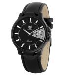 Om Collection omwt-103 Leather Analog Men's Watch