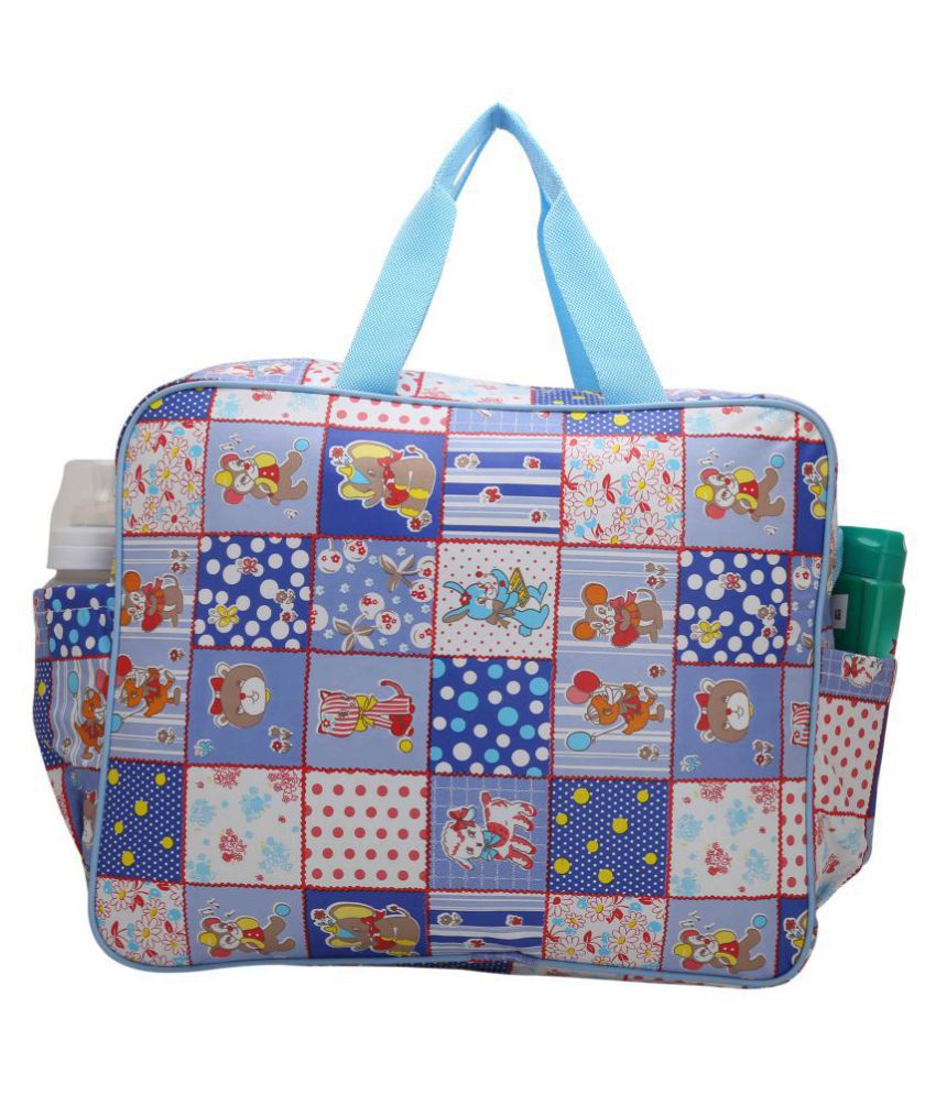 Indi Bargain Blue PU Diaper Bag ( 38 cm: Buy Indi Bargain Blue PU Diaper Bag ( 38 cm at Best ...
