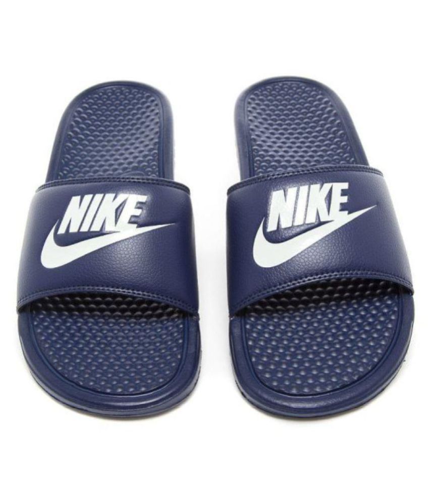 Nike Blue Slide Flip flop Price in India- Buy Nike Blue Slide Flip flop ...