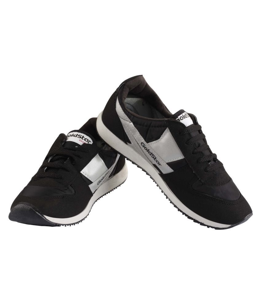 GOLDSTAR Black Running Shoes - Buy GOLDSTAR Black Running Shoes Online ...
