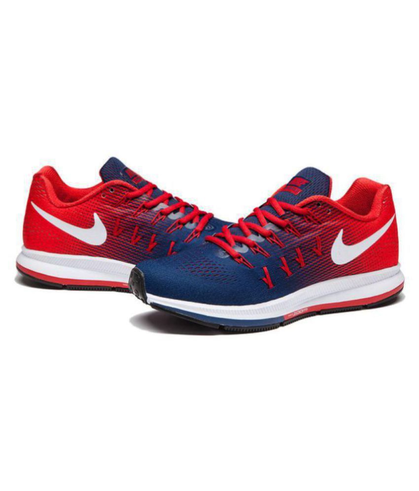 nike zoom pegasus 33 red and blue