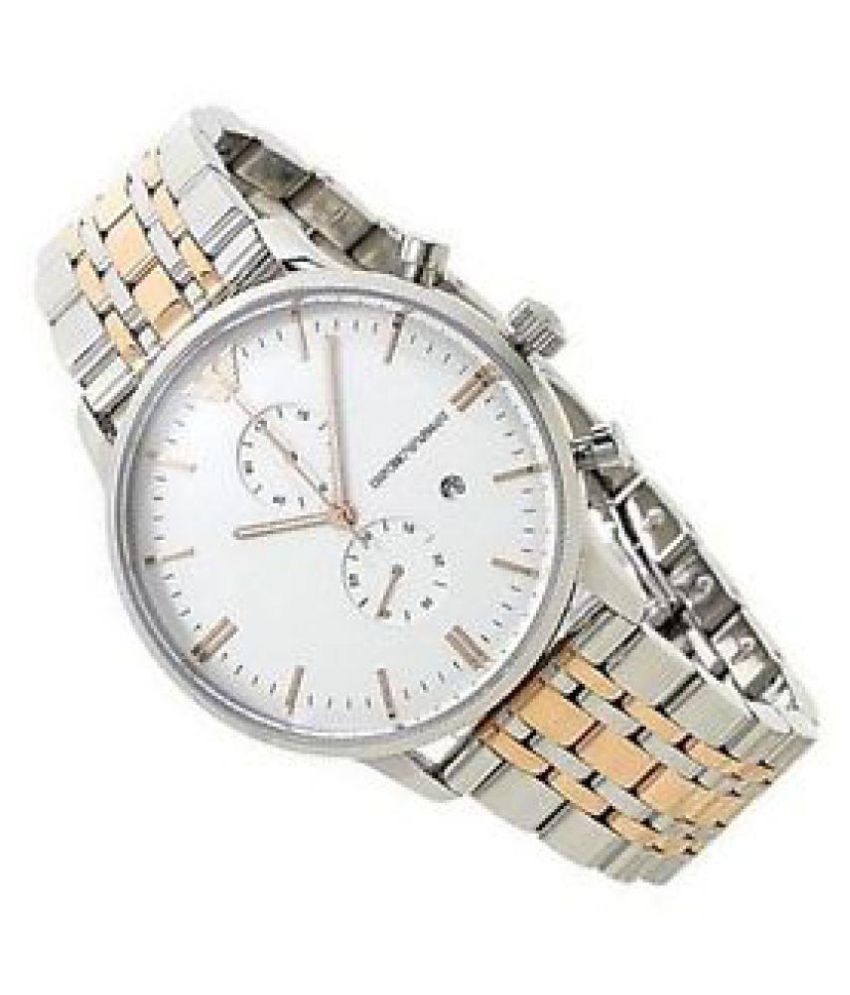 Emporio Armani AR 0399 Stainless Steel Analog Men's Watch - Buy Emporio  Armani AR 0399 Stainless Steel Analog Men's Watch Online at Best Prices in  India on Snapdeal