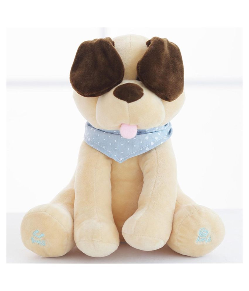 brown soft toy dog