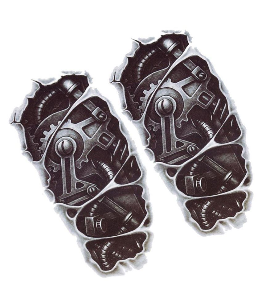 1Pcs 3D Waterproof Robot Arm Temporary Tattoo Stickers Body Art Removable  Tattoo Sticker: Buy Online at Best Price in India - Snapdeal