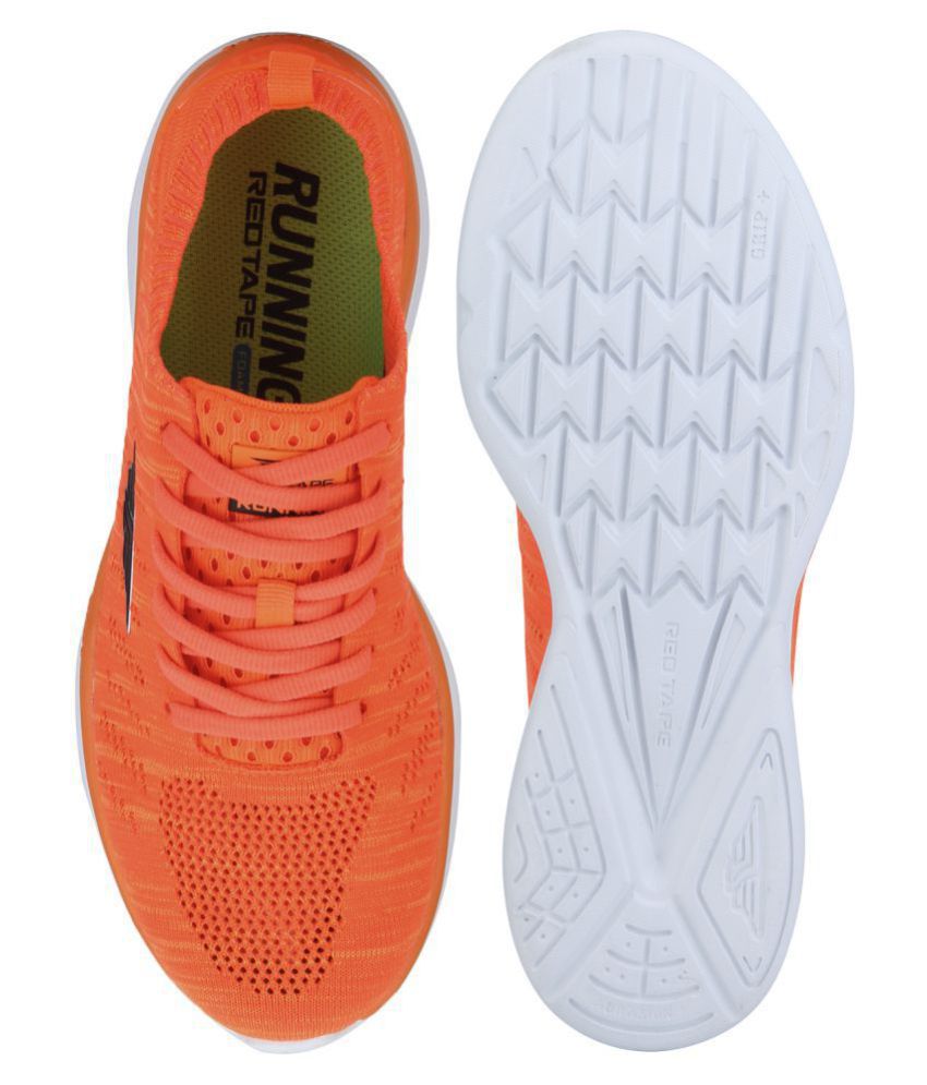 Red Tape Orange Running Shoes - Buy Red 
