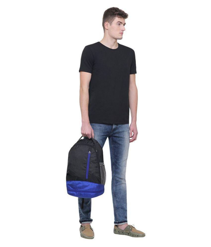 EzeeLives Blue Shoe Compartment Backpack Buy EzeeLives Blue Shoe