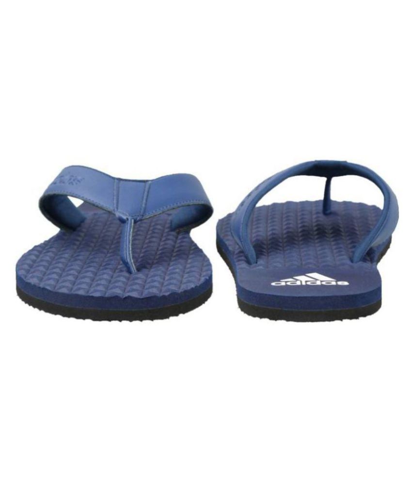 ADIDAS STYLE Smart Printed Slipper For Men's Blue Thong Flip Flop Price ...
