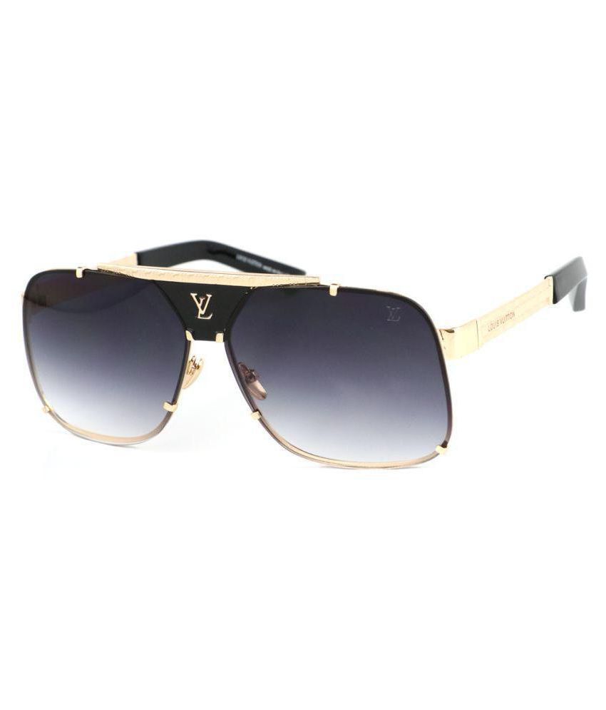 LOUIS VUITTON SUNGLASSES Black Aviator Sunglasses ( L5996 ) - Buy LOUIS VUITTON SUNGLASSES Black ...