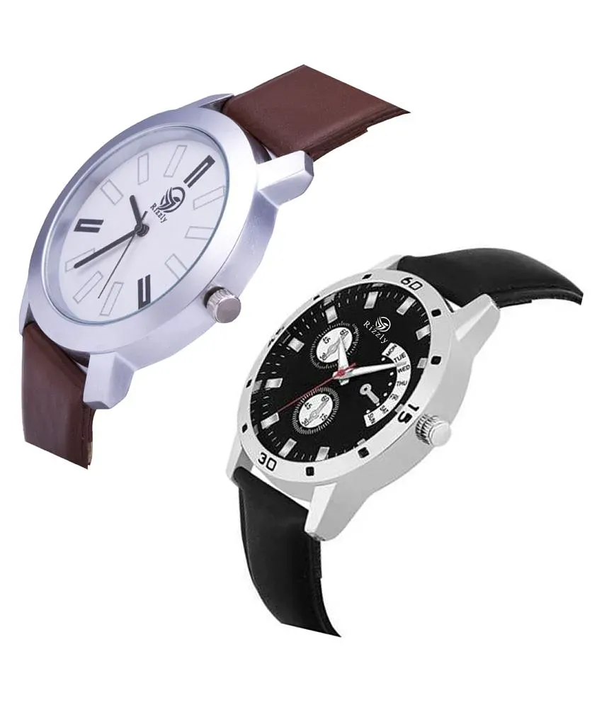 Rizzly 04 021 Leather Analog Men s Watch Buy Rizzly 04 021