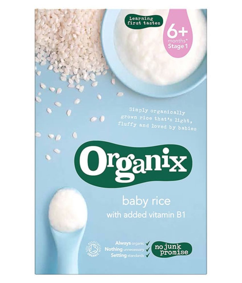 Organix Organix Baby Rice Cereal 100g Infant Cereal for 6 Months