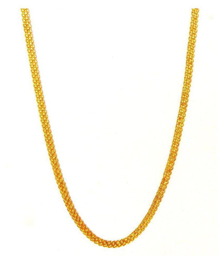 HK jewels gold plating alloy chain Buy HK jewels gold plating alloy chain Online in India on