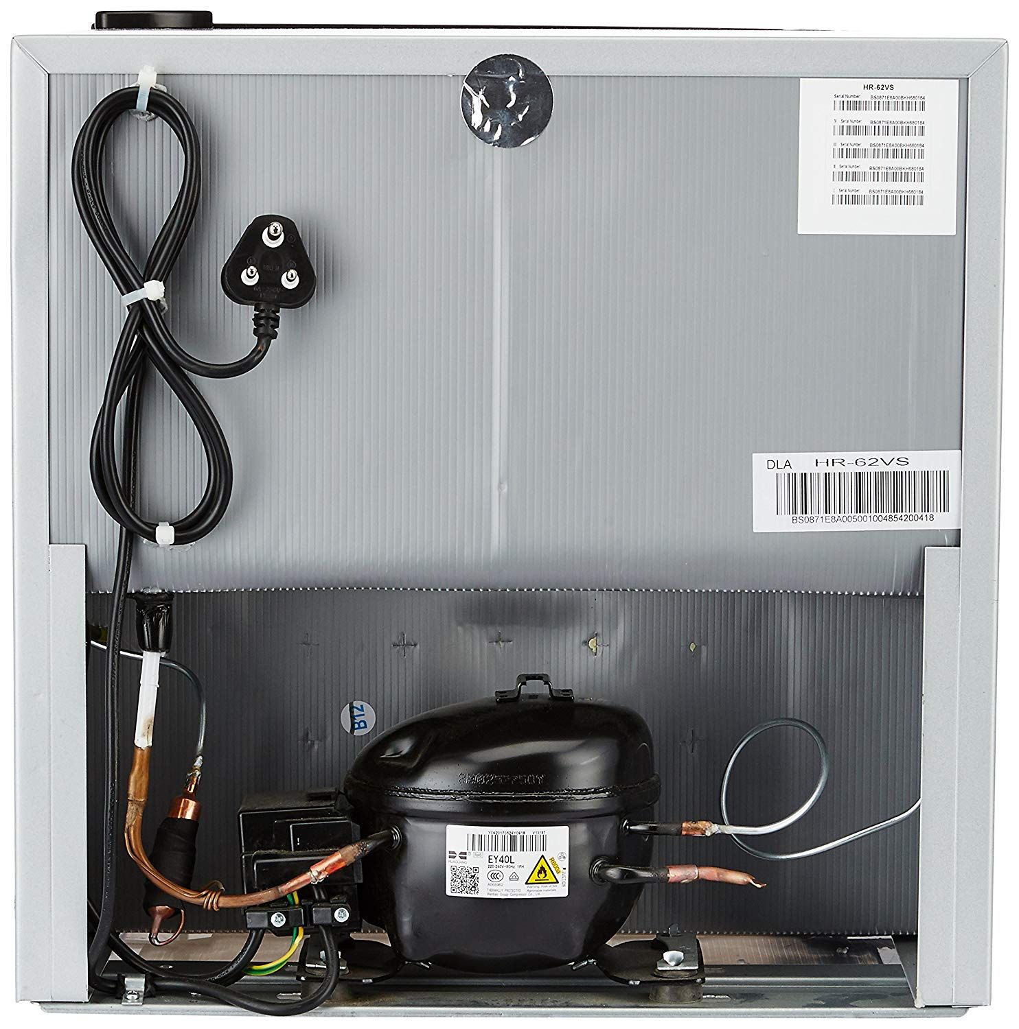 Haier 52 Ltr Mini Refrigerator Silver HR 62HP HR 62VS Price in Haier 52 Ltr Mini Refrigerator Silver HR 62HP HR 62VS