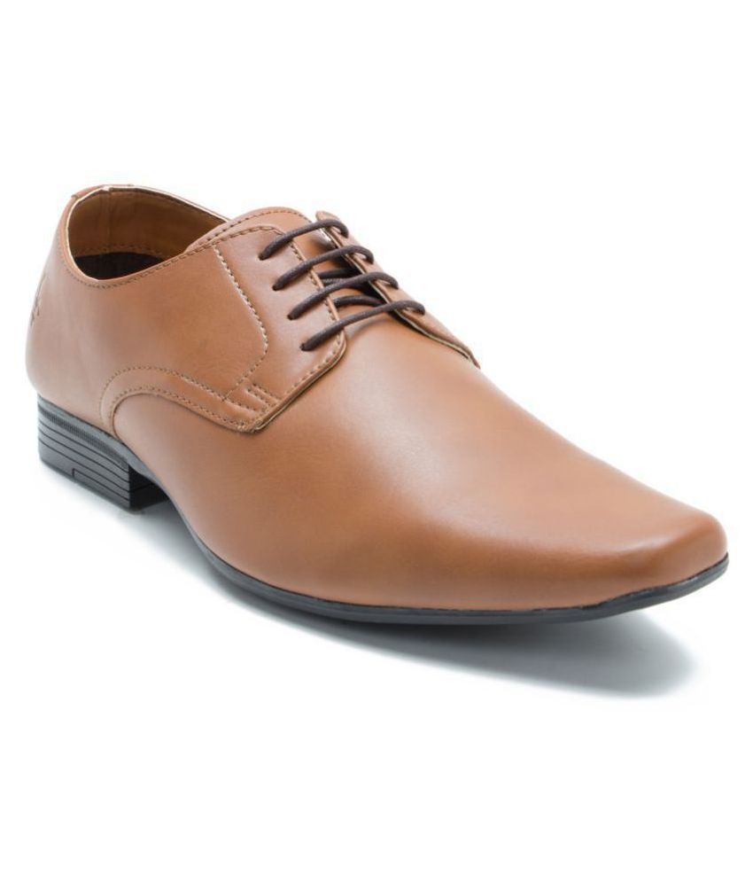 Bond Street Derby Tan Formal Shoes Price in India Buy
