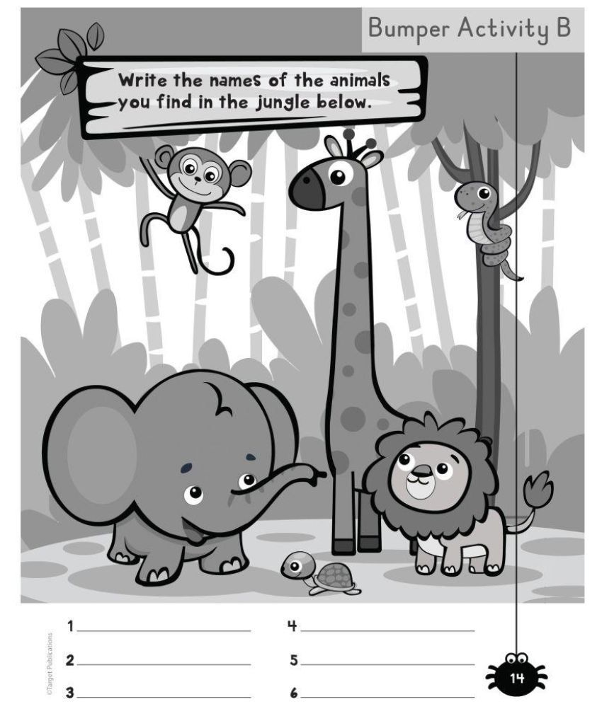 Blossom Bumper Activity Books for Kids in English 3 to 5 Year Old