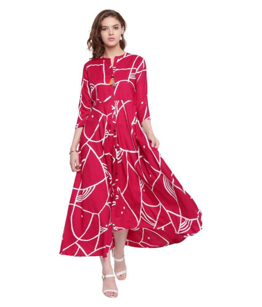 pink pari frock