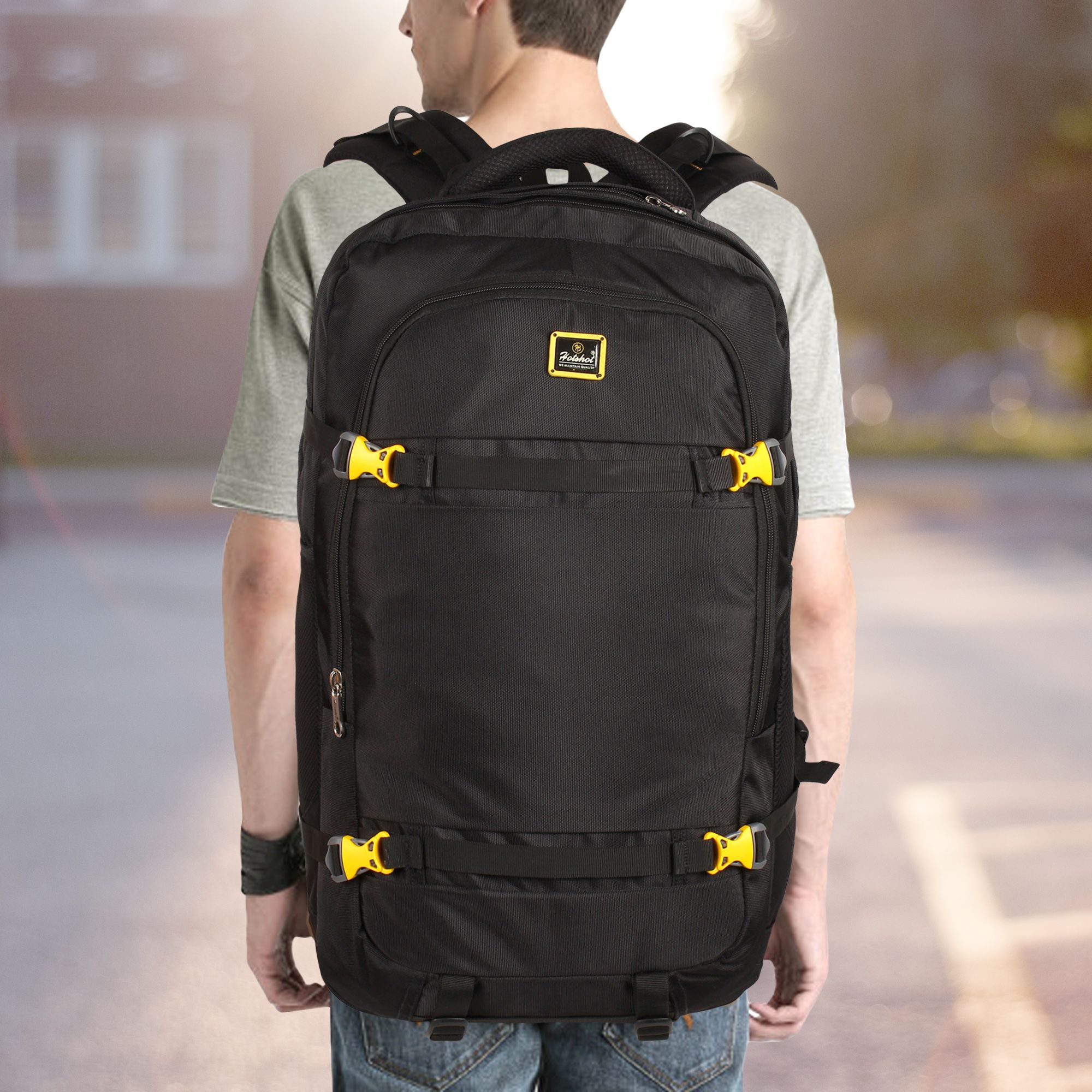 Hotshot 6075 litre Lightweight Travel Rucksack Hiking Bag Buy