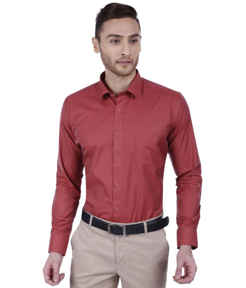 light orange formal shirt