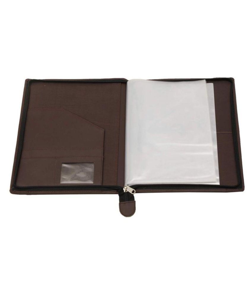 Kolorfish Leatherette Files Folders/Document Bag with Adjustable ...