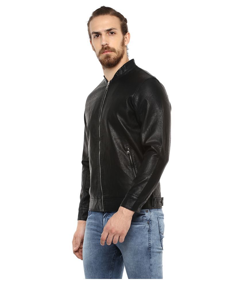 Mufti Black Casual Jacket - Buy Mufti Black Casual Jacket Online at ...