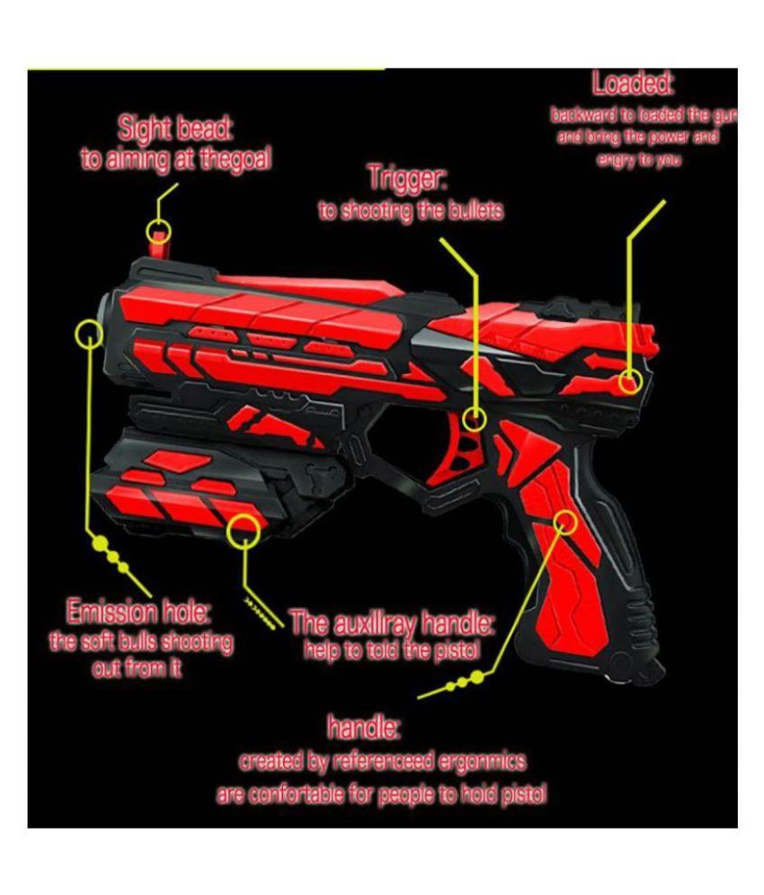 Soft bullet gun как работает