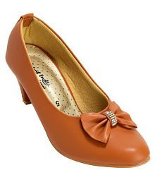 Quick View Alert India Tan Cone Heels Quick View Alert India Tan Cone Heels