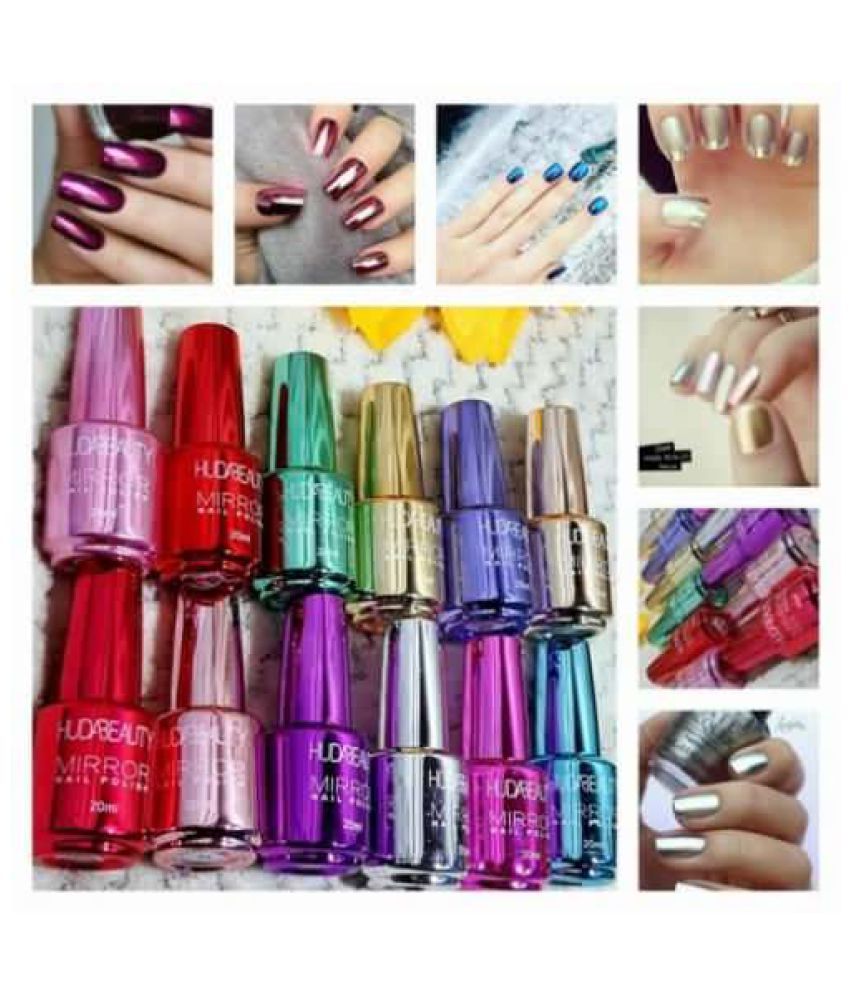 Huda Beauty Nail Polish Mirror Effect 24 Random Color Mirror Metallic 15 ml: Buy Huda Beauty Nail Polish Mirror Effect 24 Random Color Mirror Metallic 15 ml at Best Prices in India - Snapdeal Huda Beauty Nail Polish Mirror Effect 24 Random Color Mirror Metallic 15 ml: Buy Huda Beauty Nail Polish Mirror Effect 24 Random Color Mirror Metallic 15 ml at Best Prices in India - Snapdeal