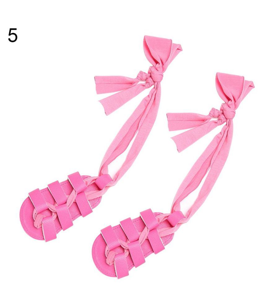 baby tie up sandals