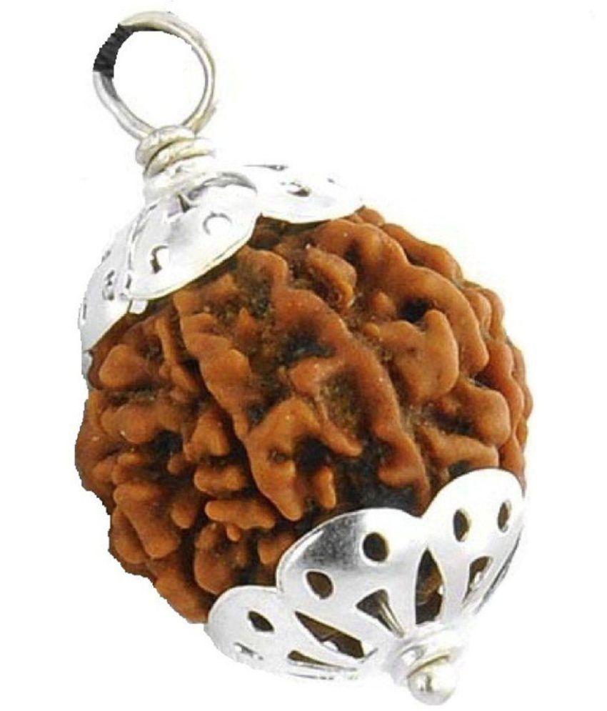     			7 Mukhi Nepali Rudraksha Silver Cap