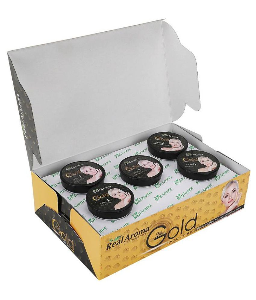 real aroma gold facial kit