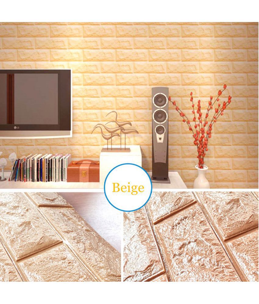 Buy 6060cm Brick Stone Background 3D Wall Stickers Peel and Stick Wallpaper  Decor Online at Low Price in India - Snapdeal