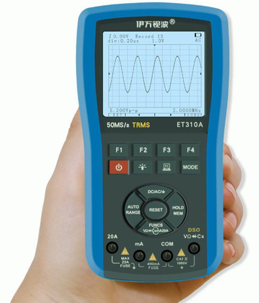 Buy EONE ET310A Digital Waveform Multimeters Storage Oscilloscope Handheld ScopeMeter TRMS