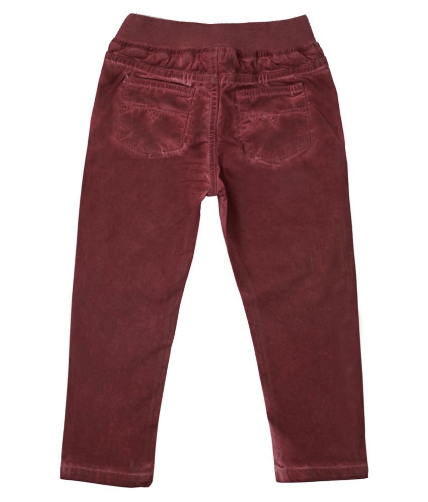 boys maroon pants